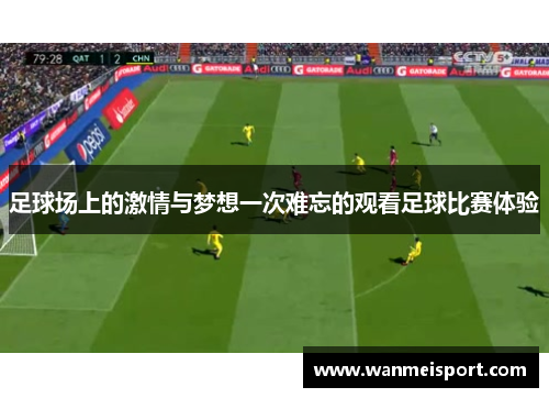 足球场上的激情与梦想一次难忘的观看足球比赛体验